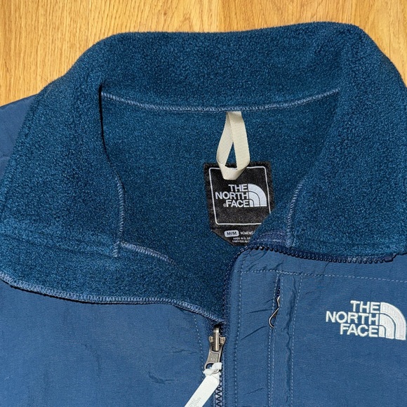 The North Face size Medium Women's Teal Blue Denali fleece snow Jacket - Picture 10 of 10